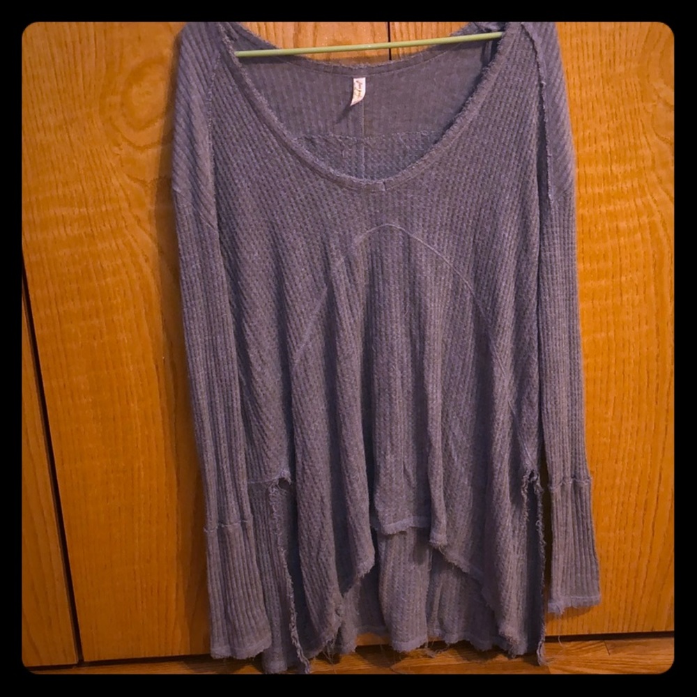 Grey Free people sweater